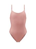 Matchesfashion.com Jade Swim - Trophy Low-back Swimsuit - Womens - Pink