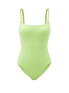 Matchesfashion.com Melissa Odabash - Tosca Scoop-neck Swimsuit - Womens - Light Green