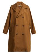 Chimala Oversized Double-breasted Cotton Coat