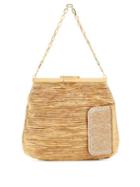 Matchesfashion.com Bienen-davis - 4am Brocade Clutch - Womens - Gold