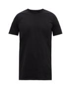 Rick Owens - Level Longline Cotton-jersey T-shirt - Mens - Black