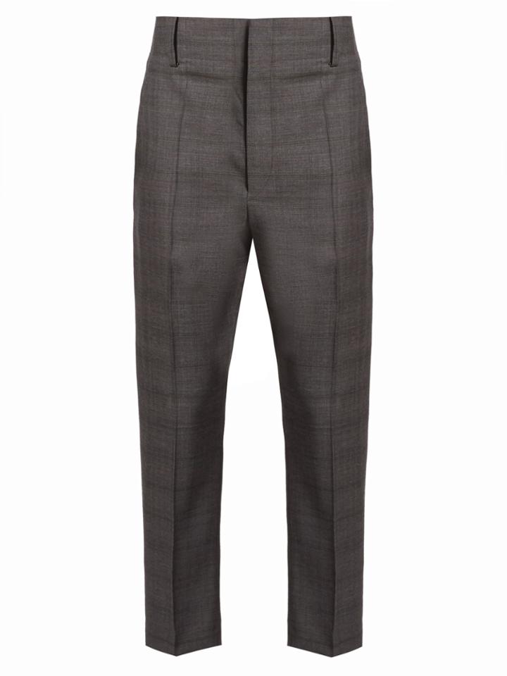 Isabel Marant Étoile Noah Tapered-leg Checked Wool Trousers