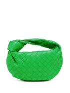 Matchesfashion.com Bottega Veneta - Bv Jodie Mini Intrecciato Leather Clutch Bag - Womens - Green