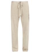 Matchesfashion.com Hecho - Mid Rise Linen Trousers - Mens - Brown