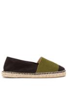 Matchesfashion.com Guanabana - Canvas And Suede Espadrilles - Mens - Black Green