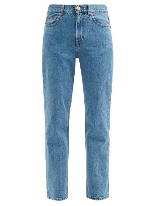 Matchesfashion.com Blaz Milano - Nariida Maya Straight-cut Jeans - Womens - Denim