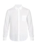 Matchesfashion.com 120% Lino - Patch Pocket Linen Shirt - Mens - White