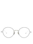 Matchesfashion.com Thom Browne - Round Metal Glasses - Mens - Grey