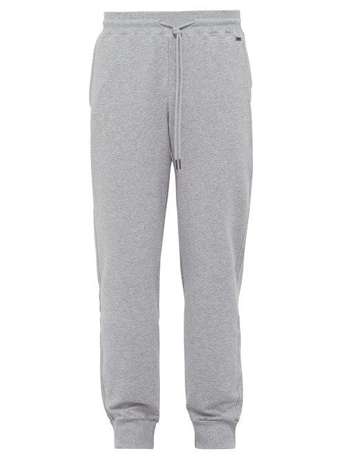 Matchesfashion.com Hanro - Cotton Blend Jersey Track Pants - Mens - Grey