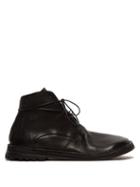 Matchesfashion.com Marsll - Grained Leather Boots - Mens - Black