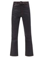 Erdem - Vina Belted Straight-leg Jeans - Womens - Blue
