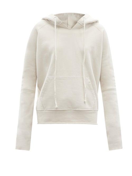Ladies Rtw Nili Lotan - Janie Cotton-jersey Hooded Sweatshirt - Womens - White