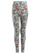 Matchesfashion.com Golden Goose Deluxe Brand - Ridanna Floral Print Leggings - Womens - Multi
