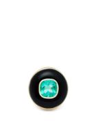 Matchesfashion.com Retrouvai - Lollipop Gold, Onyx & Emerald Ring - Womens - Green