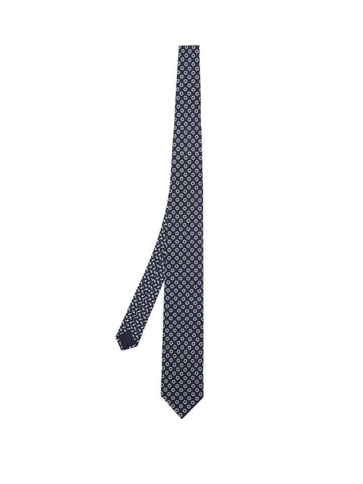 Prada Emoji-print Silk-twill Tie