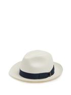 Matchesfashion.com Borsalino - Panama Fine Toquilla Straw Hat - Mens - Cream Multi