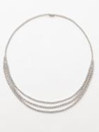 Anita Ko - Hepburn Diamond & 18kt White-gold Necklace - Womens - White Gold Multi