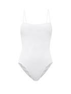Matchesfashion.com Eres - Aquarelle Square-neck Swimsuit - Womens - White