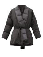 Matchesfashion.com Holden - Quilted Down Wrap Jacket - Womens - Black