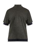Kolor Tulle-underlayer High-neck Jersey T-shirt