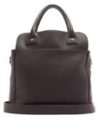 Matchesfashion.com Connolly - Deck 1985 Grained Leather Shoulder Bag - Womens - Black