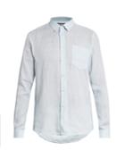 Vilebrequin Caroubis Micro-striped Button-cuff Linen Shirt