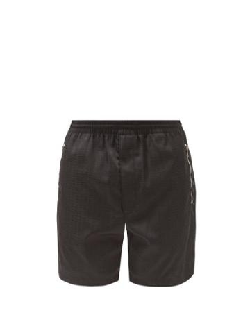 Mens Rtw Givenchy - 4g-jacquard Shorts - Mens - Black