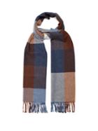 Begg & Co. Vigo Checked Wool And Cashmere-blend Scarf