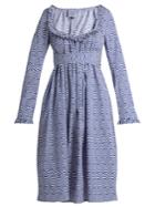 Thierry Colson Geometric-print Cotton-poplin Dress