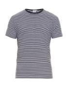 Matchesfashion.com Sunspel - Striped Cotton Jersey T Shirt - Mens - Blue Stripe