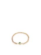 Loren Stewart Emerald & Yellow-gold Chain Ring