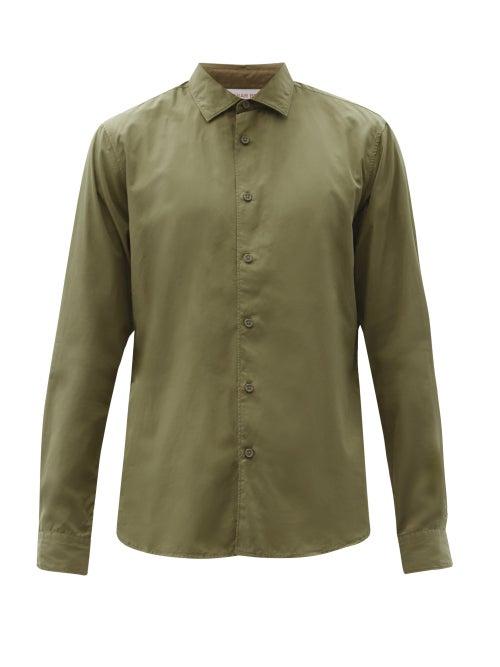 Matchesfashion.com Orlebar Brown - Giles Cotton Shirt - Mens - Brown