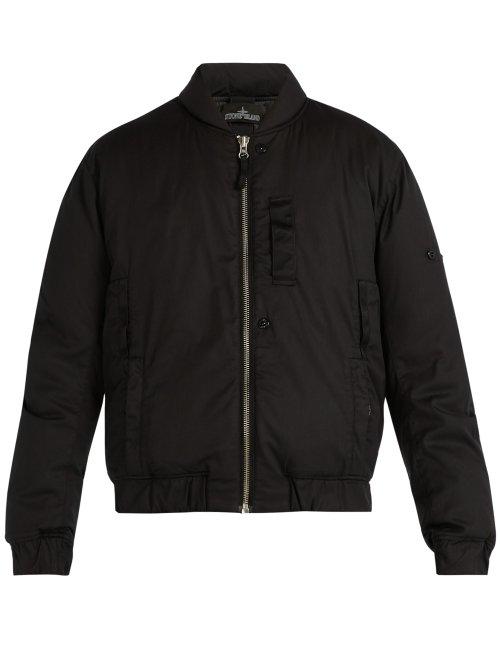 Matchesfashion.com Stone Island Shadow Project - Shadow Project Down Bomber Jacket - Mens - Black