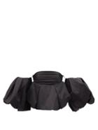 Khaite - Katerina Detachable-sleeve Cotton Top - Womens - Black