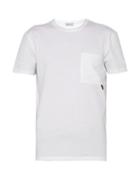 Matchesfashion.com Moncler - Pocket Clip Cotton T Shirt - Mens - White