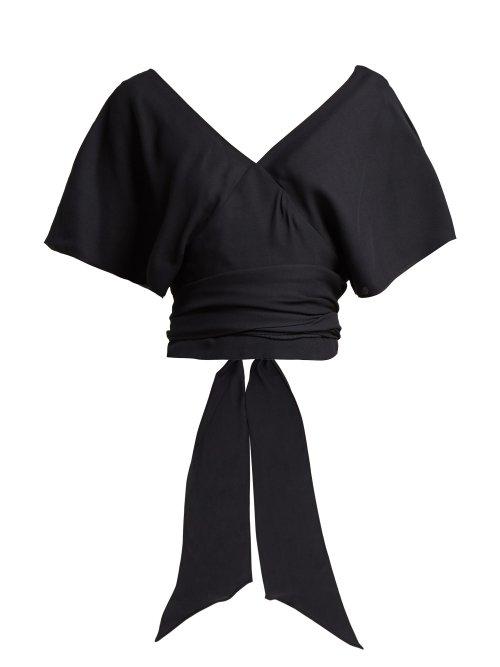 Matchesfashion.com Jacquemus - Dalil Wrap Top - Womens - Navy