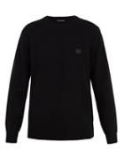 Matchesfashion.com Acne Studios - Nalon Face Wool Sweater - Mens - Black
