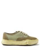 Mihara Yasuhiro - Baker Original Sole Cotton-canvas Trainers - Mens - Green