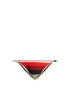 Matchesfashion.com Solid & Striped - The Morgan Striped Bikini Briefs - Womens - Red Multi