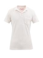 Orlebar Brown - Terry Chest-pocket Cotton Polo Shirt - Mens - Light Pink