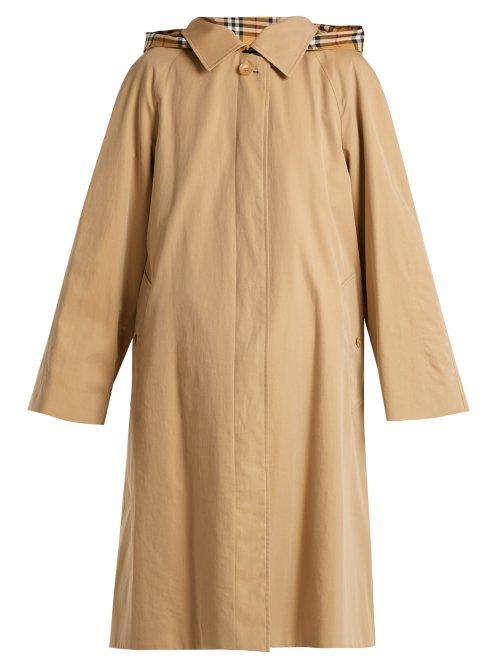 Matchesfashion.com Burberry - Richmond Cotton Gabardine Trench Coat - Womens - Beige