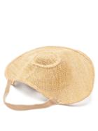Matchesfashion.com Loewe - Halo Woven Raffia Hat - Womens - Beige
