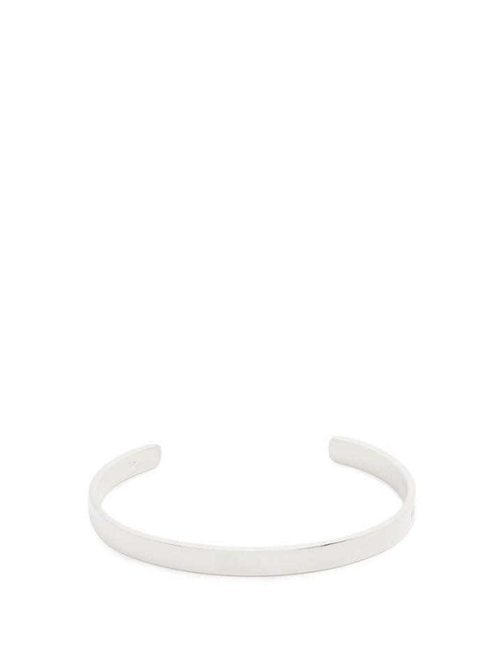 Maison Margiela Engraved Sterling-silver Cuff