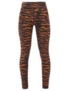 Matchesfashion.com The Upside - Tiger Print High Rise Leggings - Womens - Animal