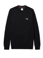 Mens Rtw Paul Smith - Paint Splatter Jersey Sweatshirt - Mens - Black