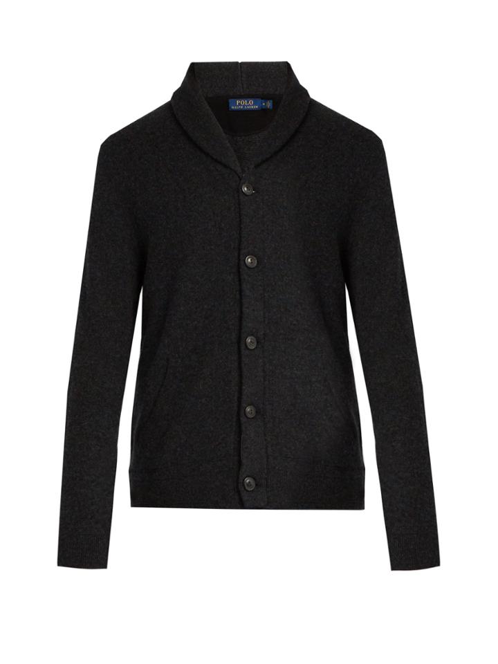 Polo Ralph Lauren Shawl-collar Merino Wool Cardigan