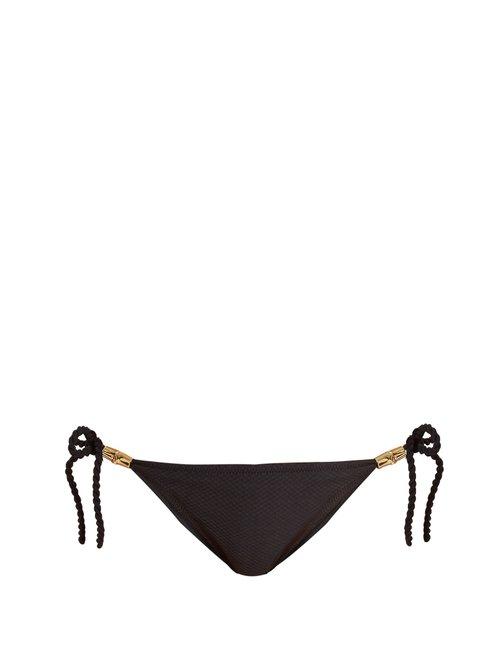 Matchesfashion.com Heidi Klein - Core Tie Side Bikini Briefs - Womens - Black