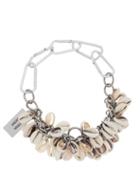 Matchesfashion.com Chopova Lowena - Puka-shell Carabiner-chain Necklace - Womens - Silver