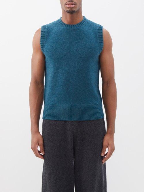 Extreme Cashmere - No.252 Cashmere Sweater Vest - Mens - Green