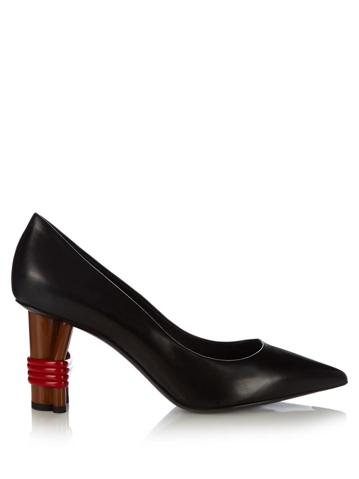 Balenciaga Bistrot Leather Pumps